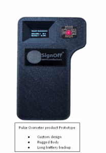 Pulse oximeter prototype - Signoff Semiconductors