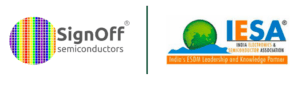 SignOff Semiconductors and IESA logos