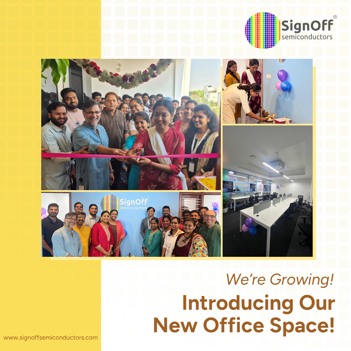 SignOff Semiconductors New office update