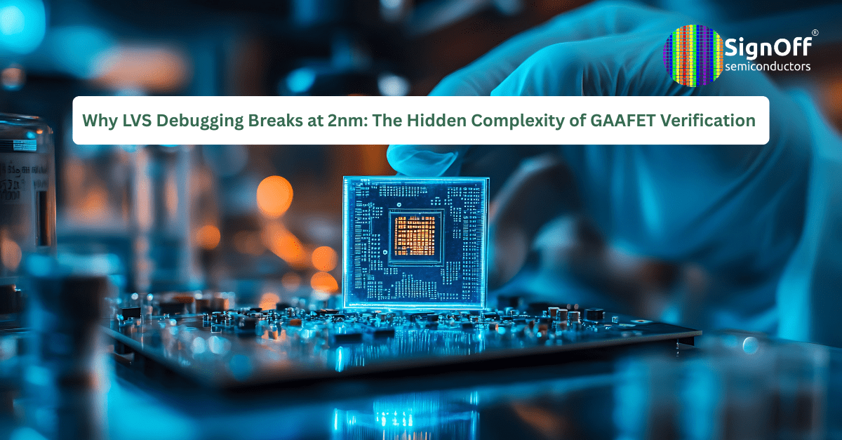 Why LVS Debugging Breaks at 2nm: The Hidden Complexity of GAAFET Verification